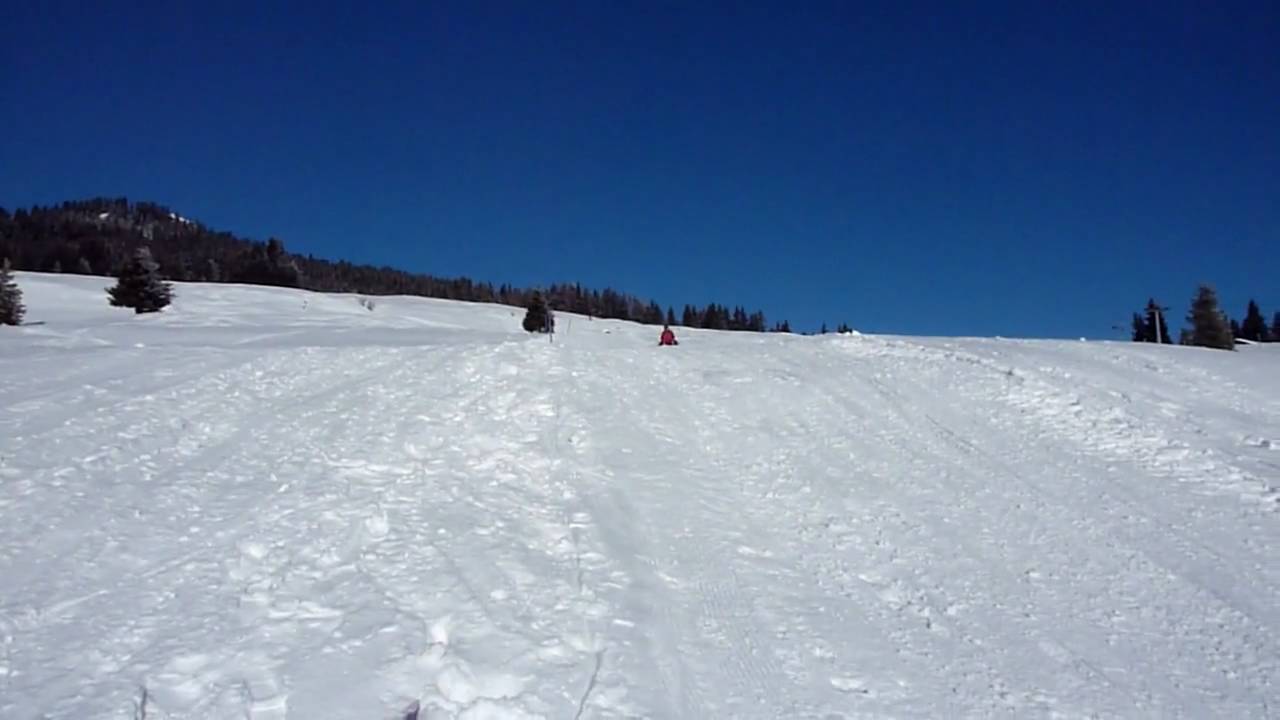Schlitteln Rodeln Flims Laax 2010 Part 2 YouTube