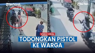 Viral Detik Detik Perampok Todongkan Pistol Ke Warga Di Siang Bolong