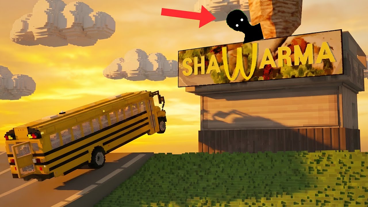 Cars VS Roblox Scary SHAWARMA KIOSK — TearDown