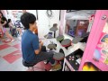 【神業】日本人🇯🇵在台灣試試看吉他高手！🇹🇼台湾にギタドラがあったのでやってみた！【音ゲー】哈啦星球　EP15