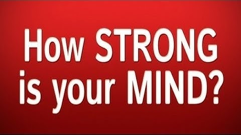 iq test questions and answer - How strong is your mind