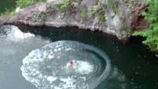 Crazy mofo Paul cliff jump flips insanely off 13 corners