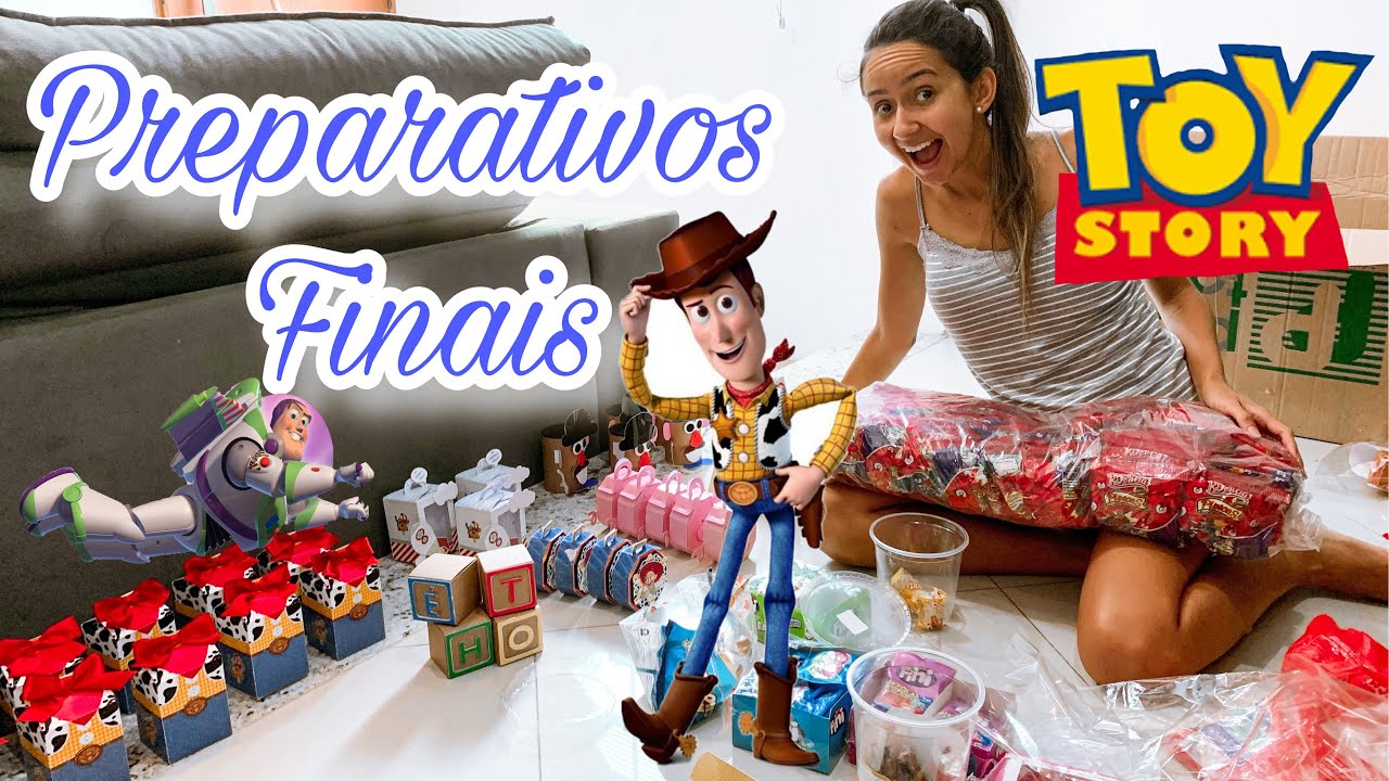 MONTANDO AS LEMBRANCINHAS E SAQUINHOS SURPRESA  / PREPARATIVOS 