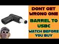 Barrel Plug Jack to USBC Adapter WHAT YOU NEED TO KNOW | Convert Devices to USBC 2026 and Beyond