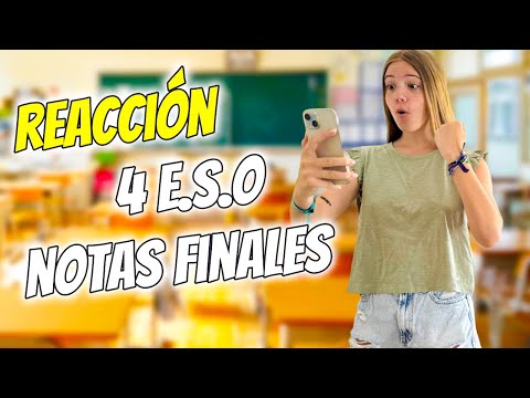REACTING TO MY FINAL GRADE FOR 4TH YEAR OF COMPULSORY SECONDARY ESO DANIELA GO