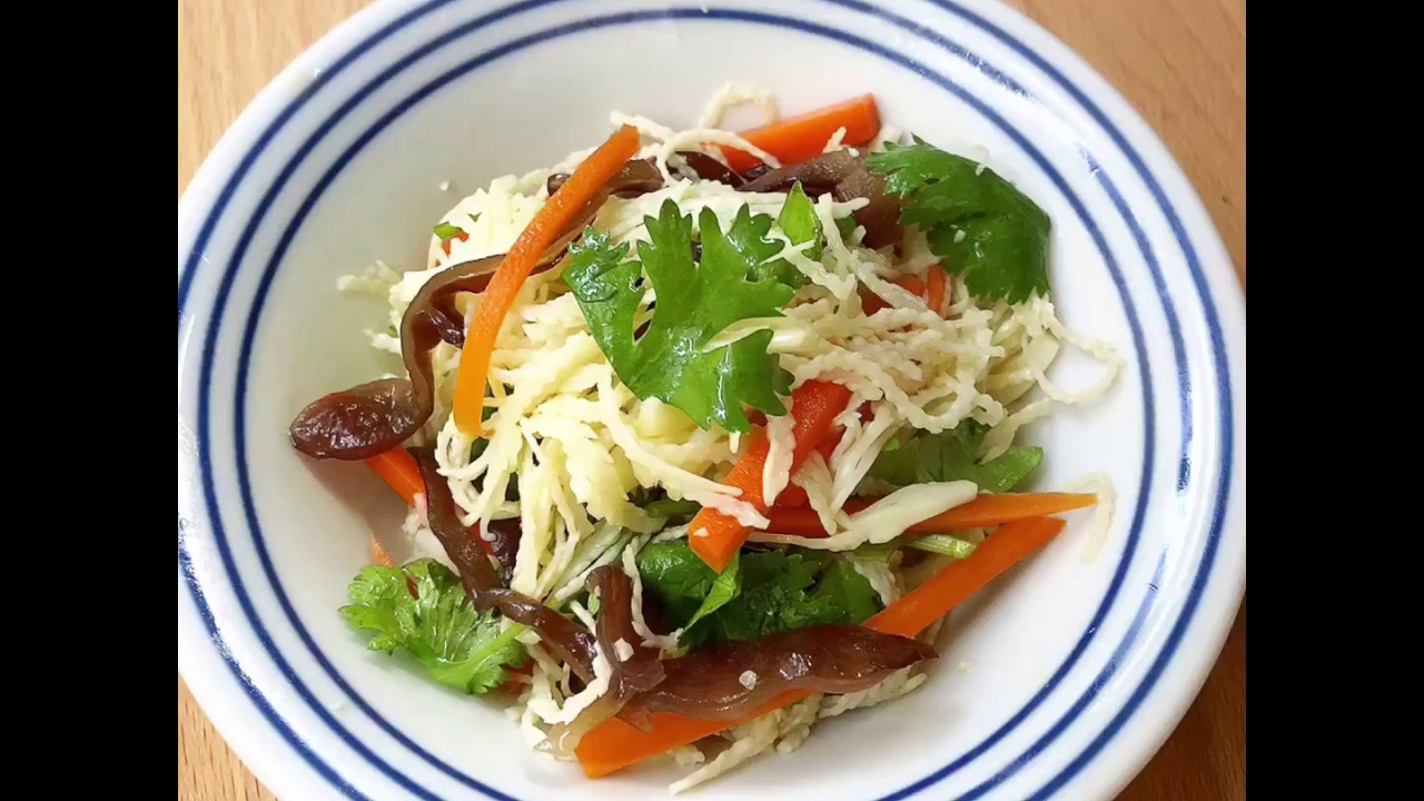 食譜 作法 涼拌檳榔花 Youtube