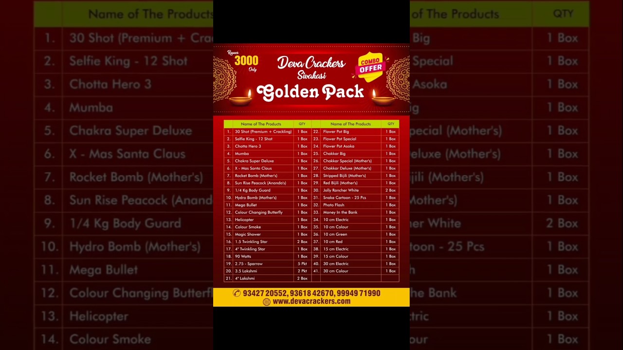 3000 Combo Pack 🎁 