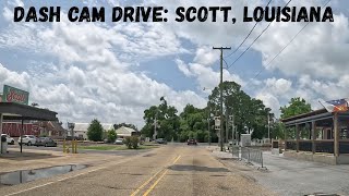 Dash Cam Drive: Exploring Scott, Louisiana