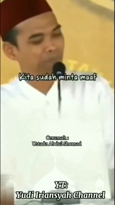 Kita Sudah Minta Maaf Tapi Tidak Dimaafkan - Ustadz Abdul Shomad #shorts #ceramah #ustadzabdulsomad