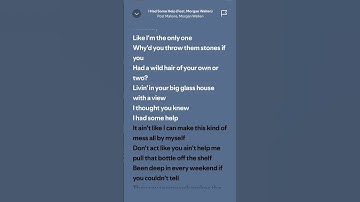 Thumbnail of Post Malone (Feat. Morgan Wallen) - I Had Some Help #hits #trending #lyrics #spotify #lyricspot