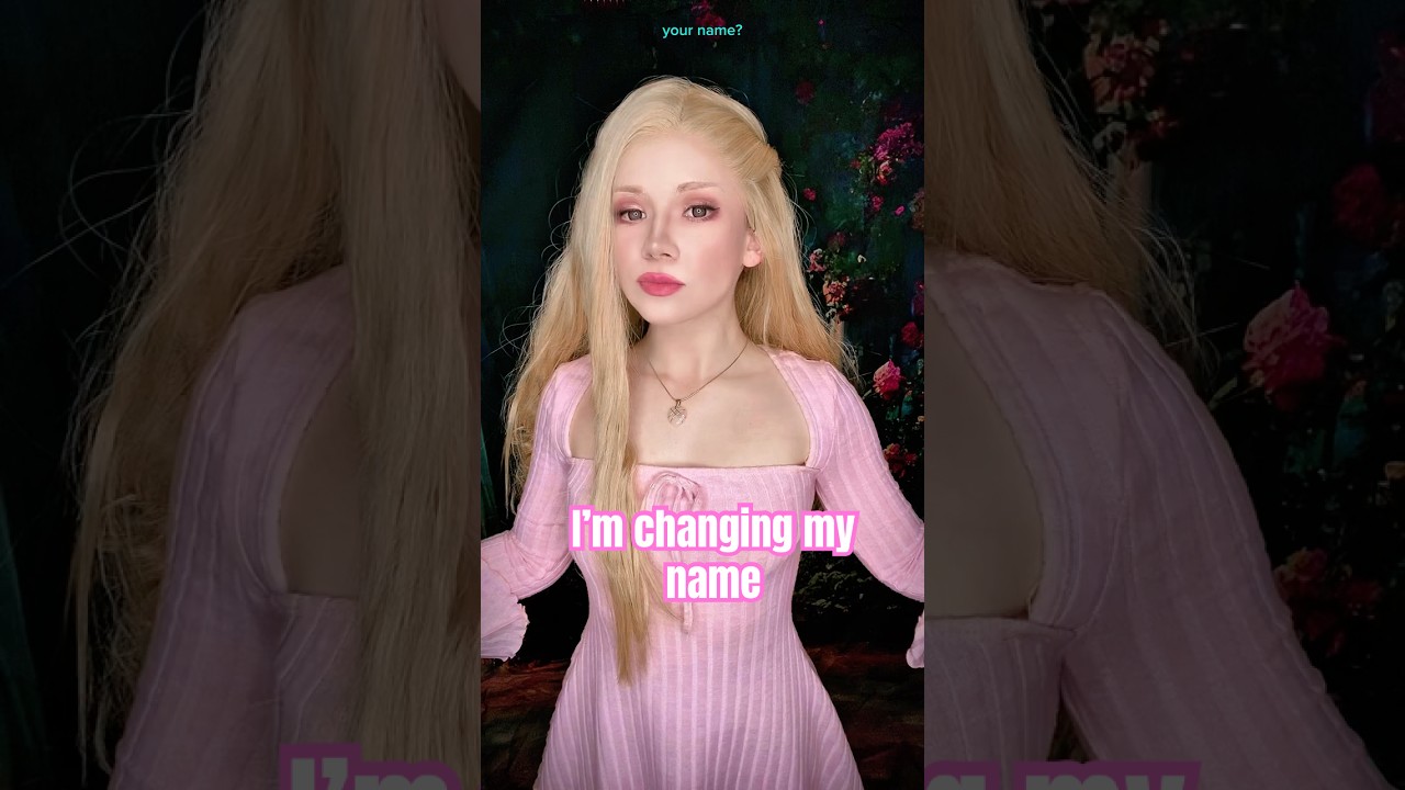 I'm changing my name | Glinda Upland #cosplay | Wicked #wicked #glinda #shorts
