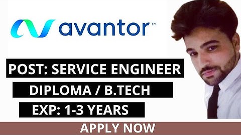 Avantor India Hiring For Service Engineer | Diploma/B.tech | US Mnc | Latest Job 2022