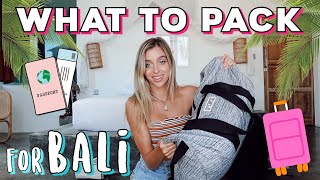 What to pack in a carry on for a month long trip! | Travel Hacks + Packing tips for Bali