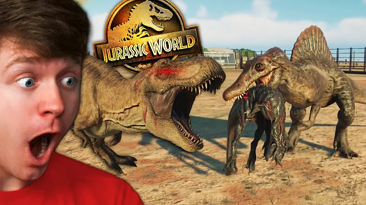INSANE DINOSAUR BATTLE ROYALE! - Jurassic World Evolution 2