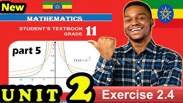 GRADE 11 Maths  Unit 2 - part 5 || Exercise 2.4 on  Rational Expressions || Ethiopian New Curriculum