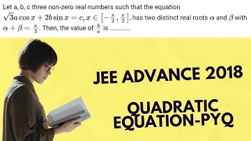 Let a, b, c be three non-zero real numbers such that the equation √3a cos x+2b sinx=C,x∈[-π/2,π /2]