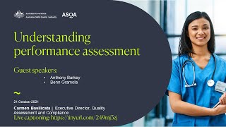 Webinar - Understanding Performance Assessment