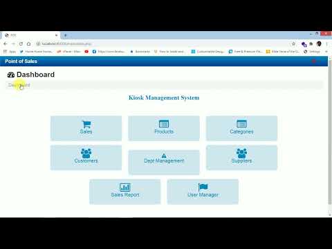 Computer Science Final Year Project - KIOSK MANAGEMENT SYSTEM in PHP, MySQL, HTML.