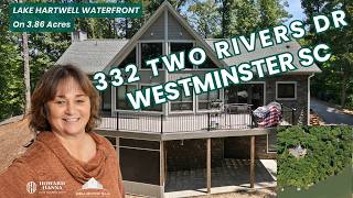 Lake Hartwell Waterfront Home For Sale on Almost 4 Acres!!!