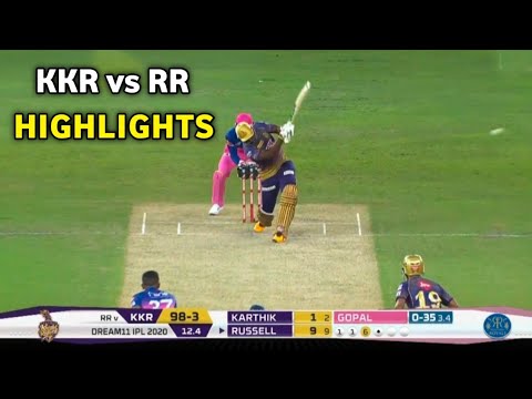 Highlights : KKR vs RR 2020 Full Highlights | Kolkata Knight Riders vs Rajasthan Royals Highlights