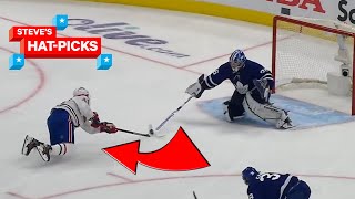 NHL Plays Of The Week: How Did He Do THAT!? | Steve's Hat-Picks