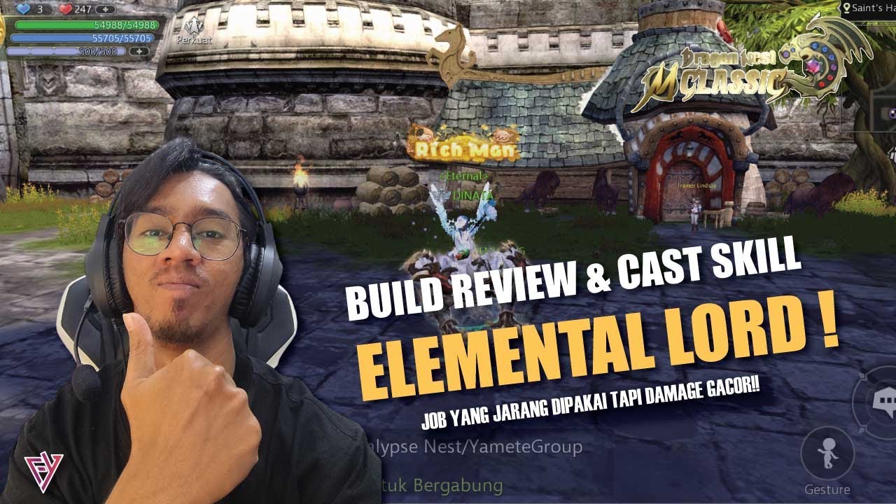 Elemental Lord Build & Equipment Review Level 40! Job yang jarang dipakai tapi Damagenya Sadis??