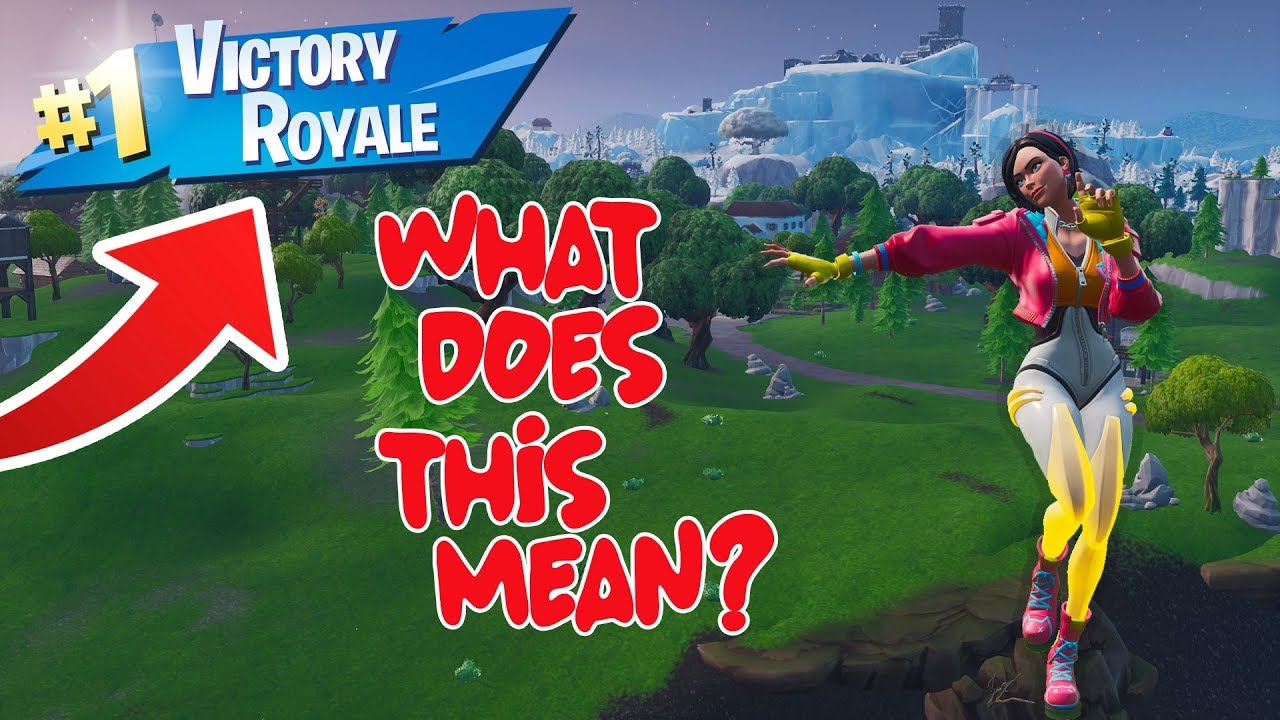 What does Victory Royale mean!? YouTube