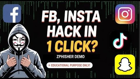 How H@cker H@ck Soical Media Accounts? ⚠️ $Zphisher Tool Guide | Educational Only 🔐