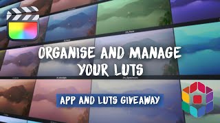 Organise your LUTs in FCPX | Color Finale LUTs Review + Giveaway screenshot 1