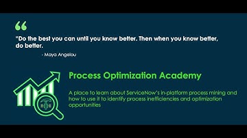 Process Optimization Academy - How in-platform process mining works and creating your first model