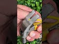 Electrician uses hammer to strip wire #electrician #electrician # tips #diy #asmr