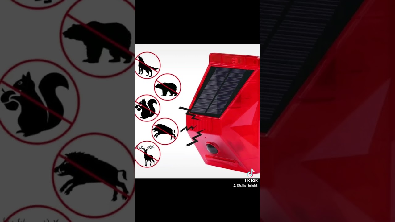 Solar Alarm Lamp Strobe Light Infrared Motion Sensor Waterproof Remote Controll