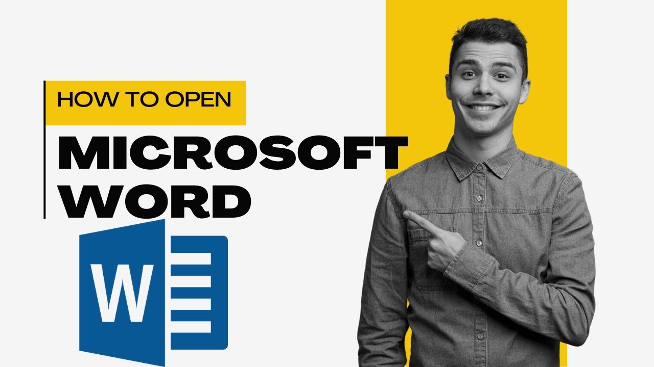 Mastering Microsoft Word: A Step-by-Step Guide to Opening Documents ...