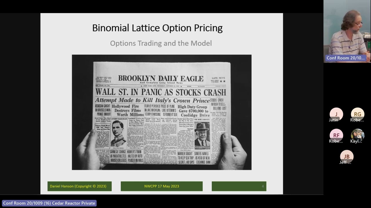 Using mdarray to Price Equity Options