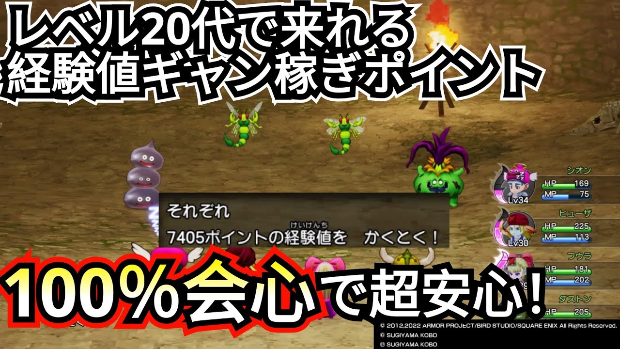 【必見！】レベル20〜40までオススメのレベル上げ【ドラゴンクエスト10オフライン】