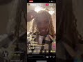 LIIL DURK IG LIVE - Almost Get In A Fight Behind Shoes