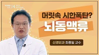 [Dr.log] 머릿속 시한폭탄 '뇌동맥류'가 무엇일까?
