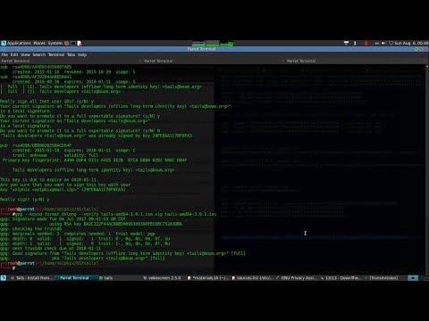 Tails OS: Verify ISO with GPG (Fingerprint, lsign, & DVD Burn)