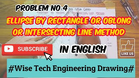 Ellipse by Rectangle or oblong or intersecting line method (English)