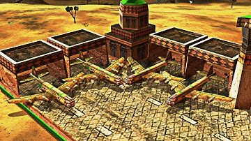 GLA Toxin vs 7 USA BOSS - Command & Conquer Generals Apocalyptic