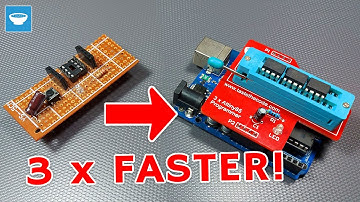 Easily program three ATtiny