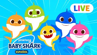 LIVE | El Día Lleno de Tiburón Bebé | Canciones Infantiles | Baby Shark en español