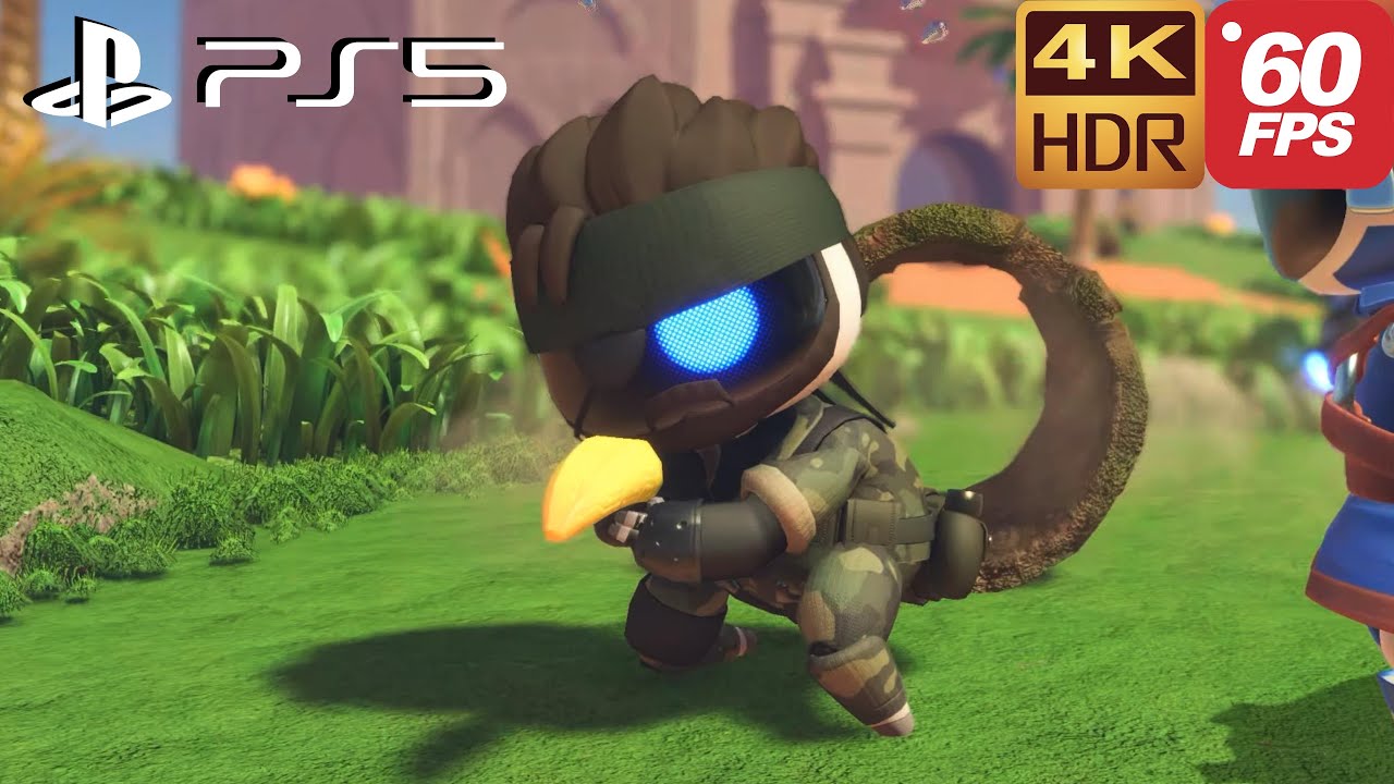 Astro Finds Big Boss And Raiden Gameplay | Astro Bot PS5 60FPS 4K HDR