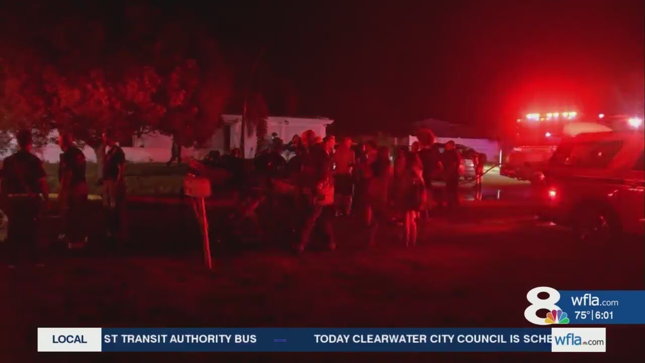 Firefighters Rescue Man from Lealman House Fire; 2 Hospitalized - YouTube