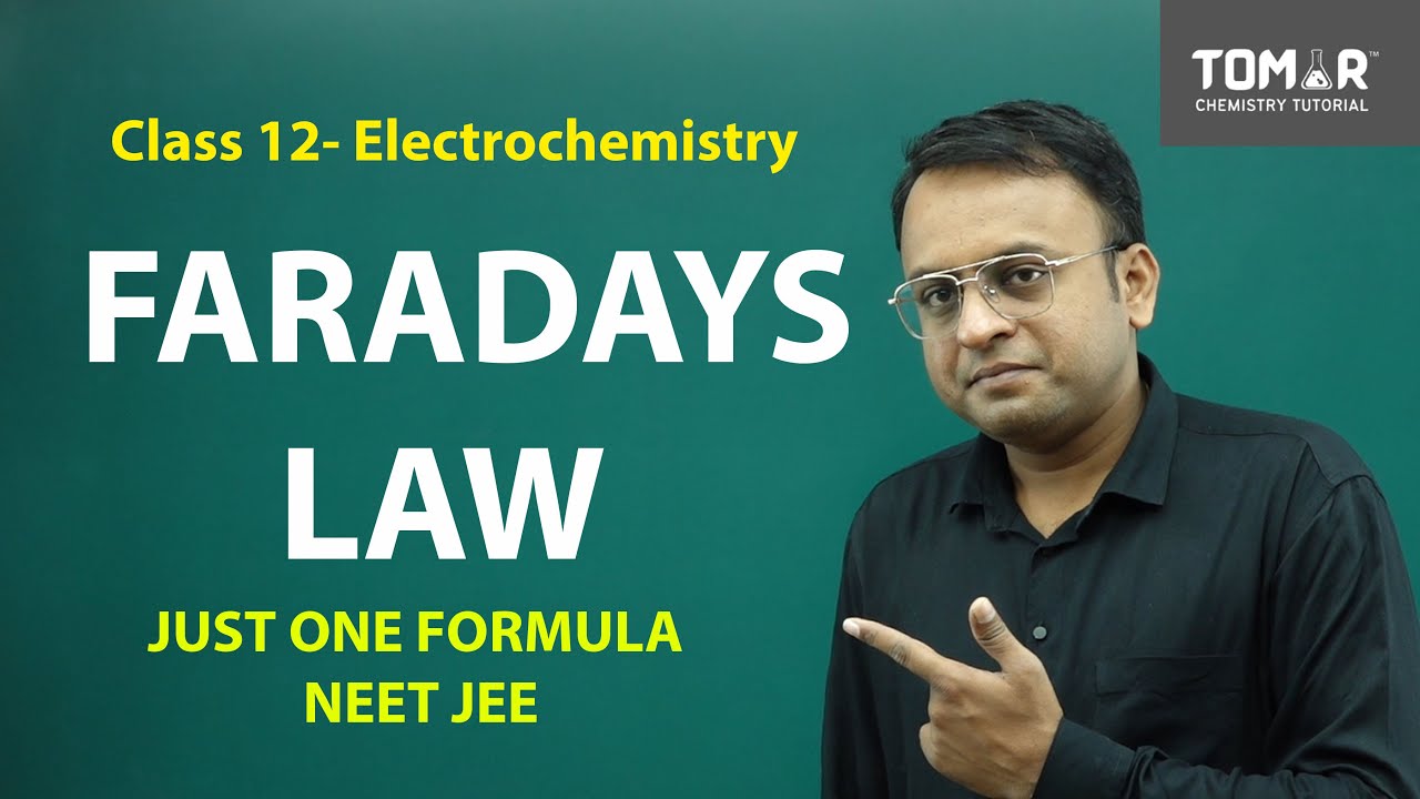 Class 12 Electrochemistry /How to do questions on Faraday law /ONE