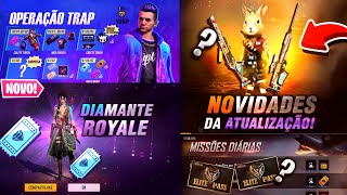 COMPLETE OS PASSES ANTIGOS? NOVAS ARMAS, PET COELHO, EVENTO TRAP 2.0 E NOVO DIMA ROYALE - FREE FIRE