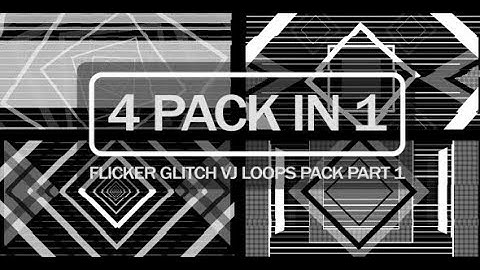 Flicker Glitch VJ Pack Part 1 | Motion Graphics - Videohive template