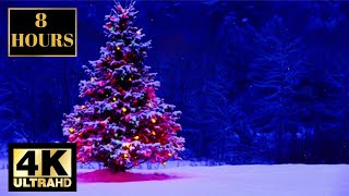 🎅🎄 Christmas Snowing Christmas Tree Wallpaper Screensaver☃️⭐️ Classic Christmas Music🎵 4K screenshot 5