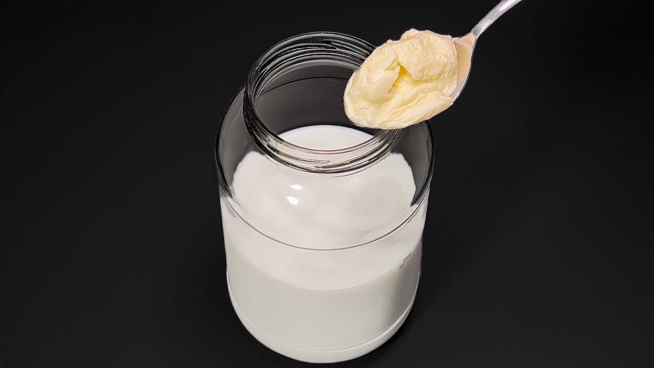 Just add butter to 1 liter of milk! A few people know this secret recipe - YouTube