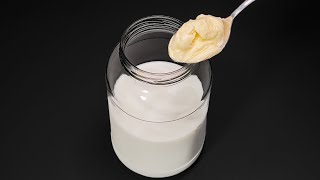 Just add butter to 1 liter of milk! A few people know this secret recipe